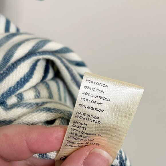 Free People We The Free True Blue Pocket Tunic Tee Size Small - Picture 9 of 11